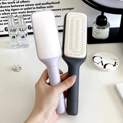 Rotatable Self Cleaning Hair Brush 